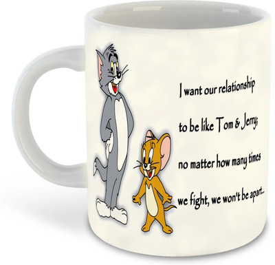 Daddy dream NEW-PrintedWhiteCoffeeMug-263 Ceramic Coffee Mug(325 ml, Pack of 4)