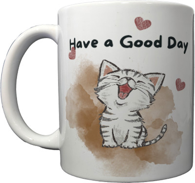 VM MALL 101_Stay strong as your coffee Ceremic Coffee mug 300 ml Ceramic Coffee Mug(300 ml)