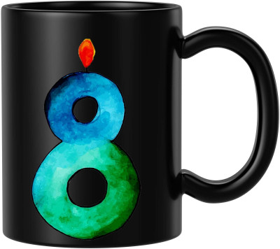 BLISSart NEW_BLSPMJP025-B Ceramic Coffee Mug(350 ml)