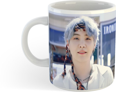 NNADN All Day New Printed BTS SUG Ceramic Coffee_New Ceramic Coffee Mug(325 ml)