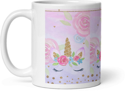 Mr UVD Specially Designed Unicorn Printeds UC12_MUGG Ceramic Coffee Mug(350 ml)