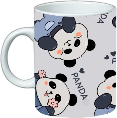 Shubham designer gallery cute Panda 07 Ceramic Coffee Mug(300 ml)