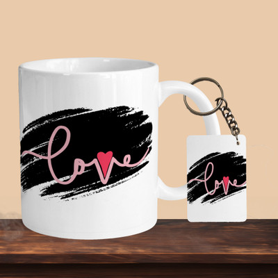Print Ginnie 101_Love 02 R-R Ceramic Coffee Mug(325 ml)