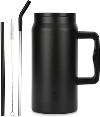 SKYVOKES Large Capacity Travel for Hot & Cold Drinks Stainless Steel Coffee Mug(1500 ml)