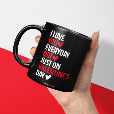 NarukaBrothers (Valentine day gift for Boyfriend, Girlfriend) 1 Ceramic Coffee Mug(325 ml)