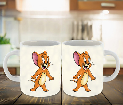 whats your kick Mug Tom&JerryCMC325 ml pack of 1 _NEW Ceramic Coffee Mug(325 ml)