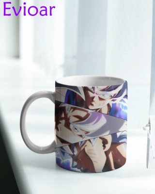 Evioar Anime Aesthetics Printed Cofee Cup Japanese Anime Ceramic For Coffee Ceramic Coffee Mug(350 ml)