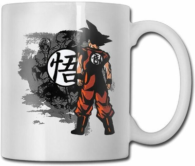 Volxo Designable “Dragon Ball Goku” Printed Coffee/Cup Ceramic Coffee Mug(330 ml)