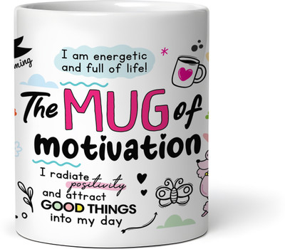 Gogirgit Motivation Ceramic Coffee Mug(330 ml)