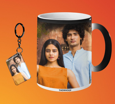 TheWhoop Black Magic Photo And Text Cup Ceramic Coffee Mug(350 ml)