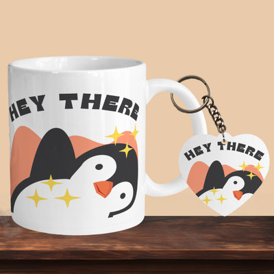 VM MALL 101_Hey There R-H Ceramic Coffee Mug(330 ml)