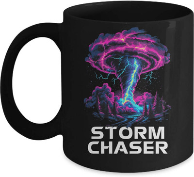 Rangkaar Storm Chasing Tornado Chaser Meteorologist Meteorology Ceramic Coffee Mug(325 ml)