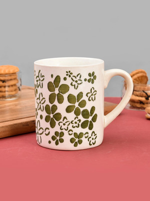 OGGN KT-70864_Green_F Ceramic Coffee Mug(300 ml)