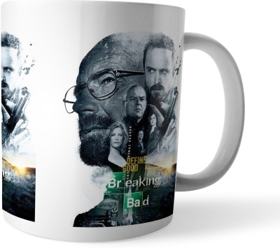 Morons Breaking Bad - Netflix Series Merchandise D8 Ceramic Coffee Mug(350 ml)