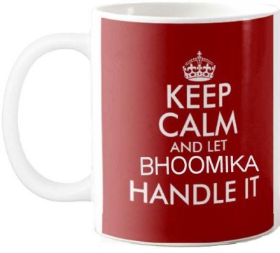 Exocticaa Keep Calm Gift for Bablu Office Quote 01 Ceramic Coffee Mug(325 ml)