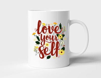 BLISSart NEW_BLS-PM-KP785-W Ceramic Coffee Mug(350 ml)