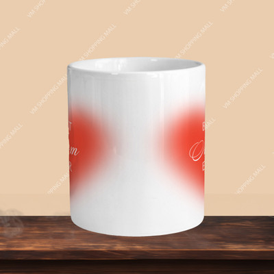 Print Ginnie 101_Best Mom Red R-O Ceramic Coffee Mug(325 ml)