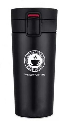 NemiCreation9 Thermos Flask with Lid Insulated Travel Tea and Coffee Portable Thermal Cup Stainless Steel Coffee Mug(400 ml)