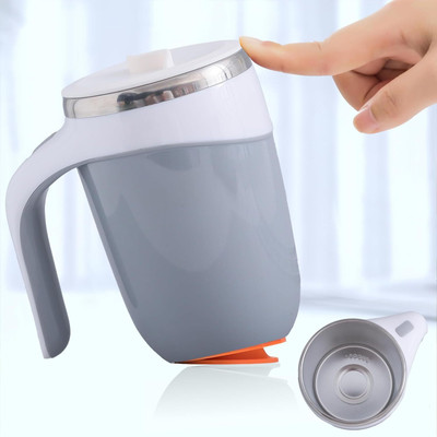 UMAI Anti-Fall & Suction Bottom | Grey Stainless Steel Coffee Mug(500 ml)