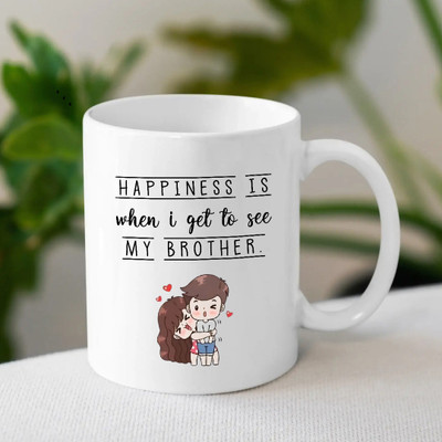 THEELEVEN Ceramic White mug pack of 1 _NEW2271 Ceramic Coffee Mug(350 ml)