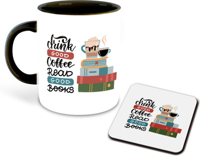 RADANYA PACK 2_CoffeeLover3-CM-1546 Ceramic Coffee Mug(352 ml, Pack of 2)