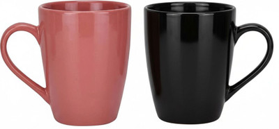 Fifth and Moon Ceramic Conical Glossy Multicolor Milk/Coffee For Gifting,Birthday,festival Ceramic Coffee Mug(350 ml, Pack of 2)
