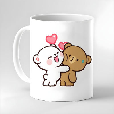 The Eleven Store Ceramic White mug pack of 1 Customized designs_MKH741 Ceramic Coffee Mug(350 ml)