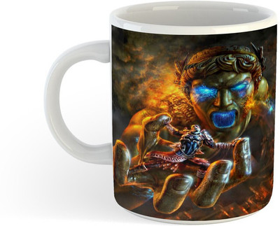 MME All Day New Printed God Of War Ceramic Coffee 9_New Ceramic Coffee Mug(330 ml)