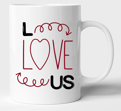 BLISSart NEW_BLSPMJP075-W Ceramic Coffee Mug(350 ml)