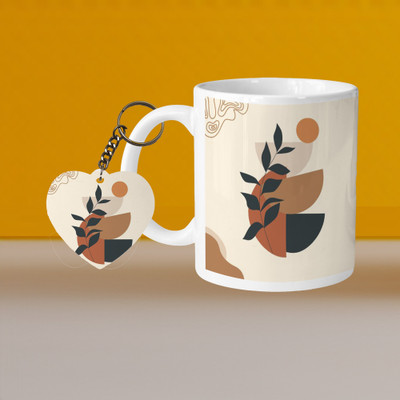 Print Ginnie 101_VM Morning Vibes L-H Ceramic Coffee Mug(325 ml)