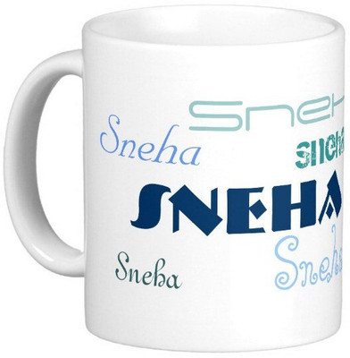 sublix Mug 325 ml pack of 1 MUG092_SHUBHA Ceramic Coffee Mug(325 ml)