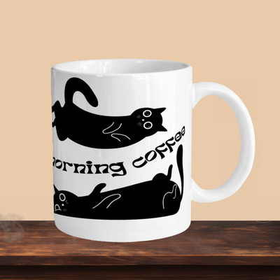 Printhorizon 101_Morning Coffee R Ceramic Coffee Mug(330 ml)