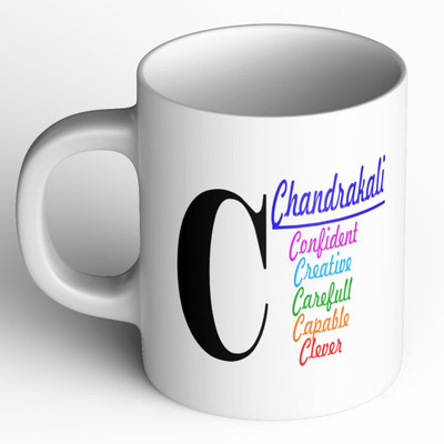 Abaronee 1010_Chandrakali c001 in name Ceramic Coffee Mug(350 ml)