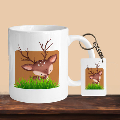 Printhorizon 101_Dear 01 R-R Ceramic Coffee Mug(330 ml, Pack of 2)