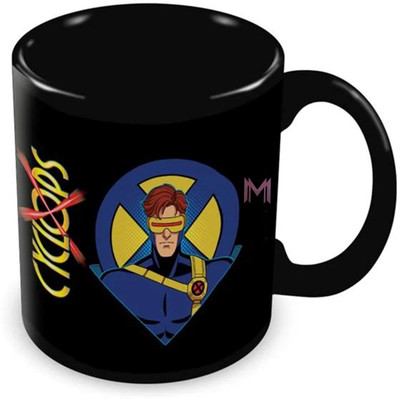 MaddockCorp X-Men Cyclops Retro Graphic Printed Ceramic Coffee Mug(350 ml)