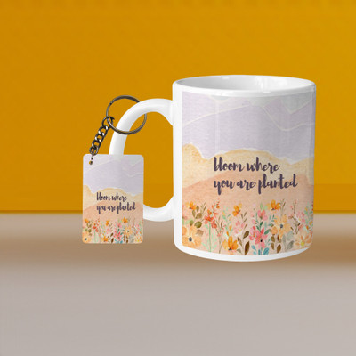 Hunter Studio 101_VM Enjoy The Little Things L Ceramic Coffee Mug(300 ml, Pack of 2)