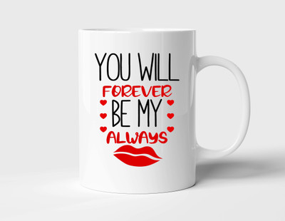BLISSart NEW_BLSPMJP583-W Ceramic Coffee Mug(350 ml)
