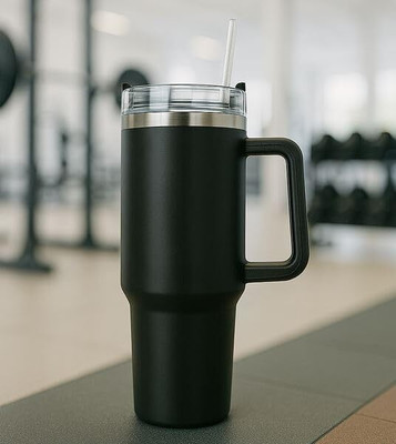BRC Enterprise 1200 ML Stainless Steel Tumbler Sipper with Lid & Straw Stainless Steel Tumbler(1200 ml)