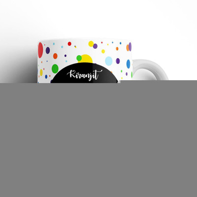 Beautum Stop Thinking Start Doing Kiranjit Name Model No: STSD09860 White Ceramic Coffee Mug(350 ml)