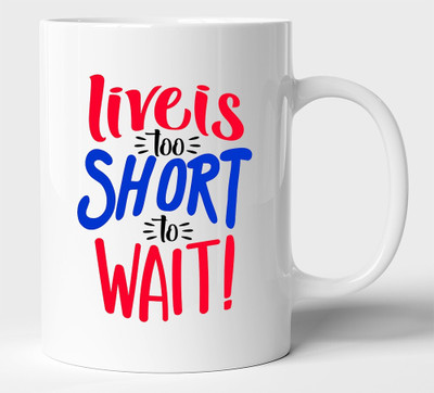 BLISSart NEW_BLS-PM-KP2301-W Ceramic Coffee Mug(350 ml)