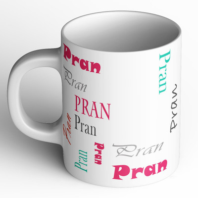 Abaronee 1010_Pran b004 in name 001 Ceramic Coffee Mug(350 ml)