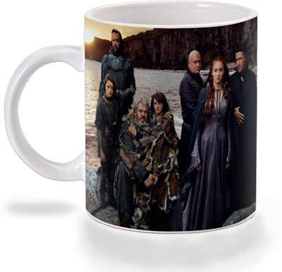 Mooch Wale Game Of Thrones Characters By The Sea Ceramic Coffee Mug(325 ml)
