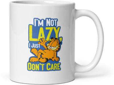 Mr UVD I am Not Lazy, I Don't Care_MUGG Ceramic Coffee Mug(350 ml)