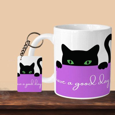 VM MALL 101_Have A Good Day L-R Ceramic Coffee Mug(330 ml)