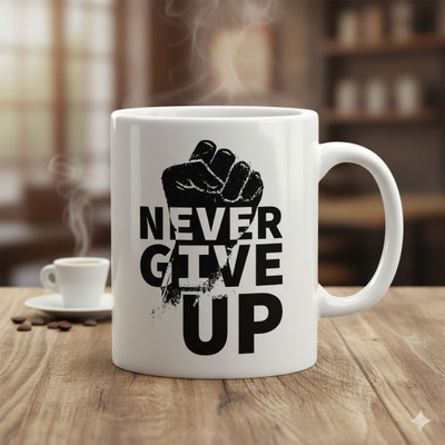 delighted Motivational Coffee / Gifting item Ceramic Coffee Mug(350 ml)
