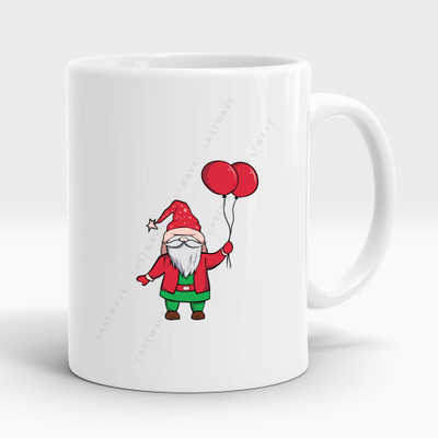 LASTWAVE Santa Gnomes Design 9, 325ml Ceramic | Christmas Gift, christmas decoration Ceramic Coffee Mug(325 ml)