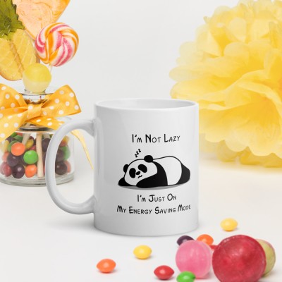 PrintZilla Panda Printed Gift to Couples Wife Husband Boyfriend Girfriend Brother Ceramic Coffee Mug(300 ml)