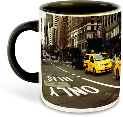 FLEXERSTYLE NEW2025-MixTravelTheme_new mug_325ml pack of 1 Ceramic Coffee Mug(325 ml)