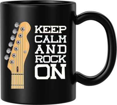 BLISSart Keep Calm Ceramic Coffee Mug(350 ml)