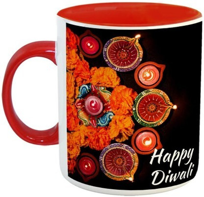 NOBI Printed Ceramic For Gifting 330ml Model 0702 Ceramic Coffee Mug(330 ml)